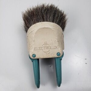 Vintage Electrolux Vacuum Dusting Brush Horsehair Attachment 7816-1 Teal Cream